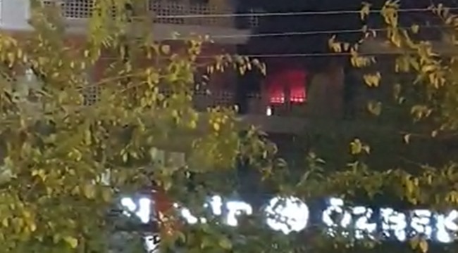 Şanlıurfa Öğretmen Evi'nde Yangın