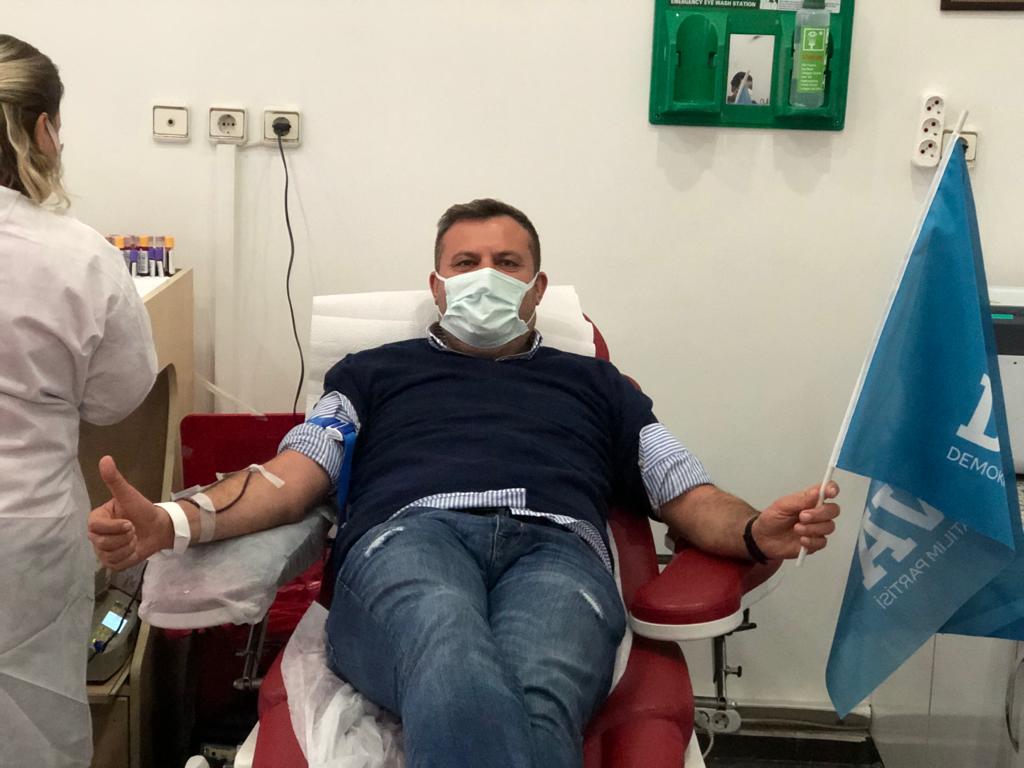 Deva Partisi'nden Urfa'da kan bağışına destek