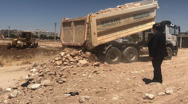 Başkan Canpolat, Yol Ve Park Çalışmalarını İnceledi