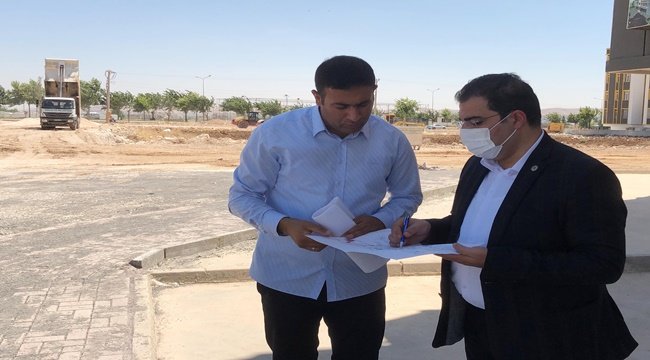 Başkan Canpolat, Yol Ve Park Çalışmalarını İnceledi