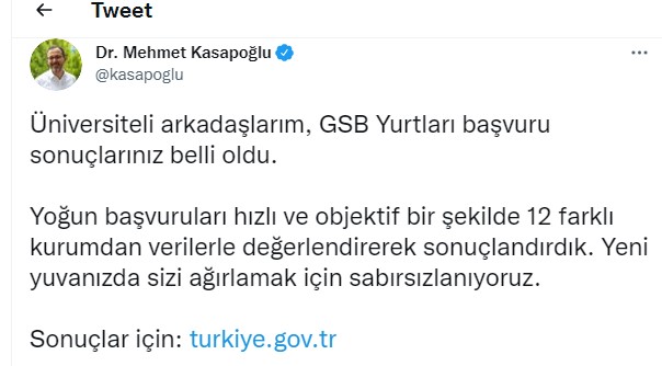KYK yurt başvuru sonuçları açıklandı!