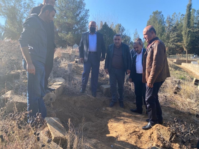 Ceylanpınar'daki mezarlık için yetkililer harekete geçti