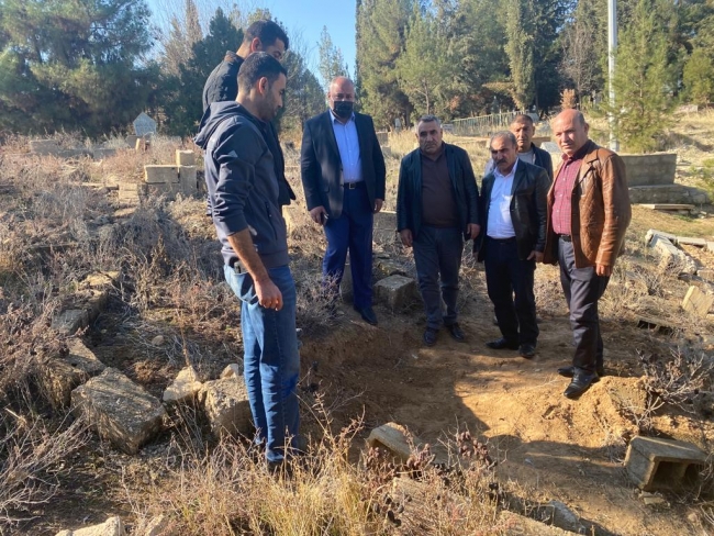 Ceylanpınar'daki mezarlık için yetkililer harekete geçti