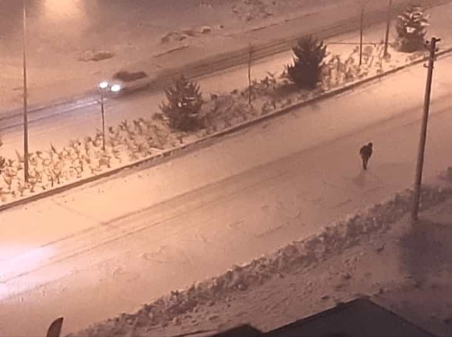 Urfa’da böyle aşk itirafı görülmedi! Kara aldırış etmedi