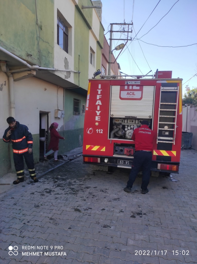  Urfa'nın ilçesinde ev yangını korkuttu!