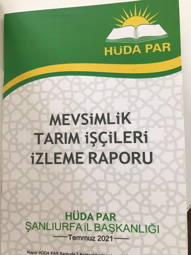 HÜDA PAR Urfa'nın kanayan yarasını ele aldı!
