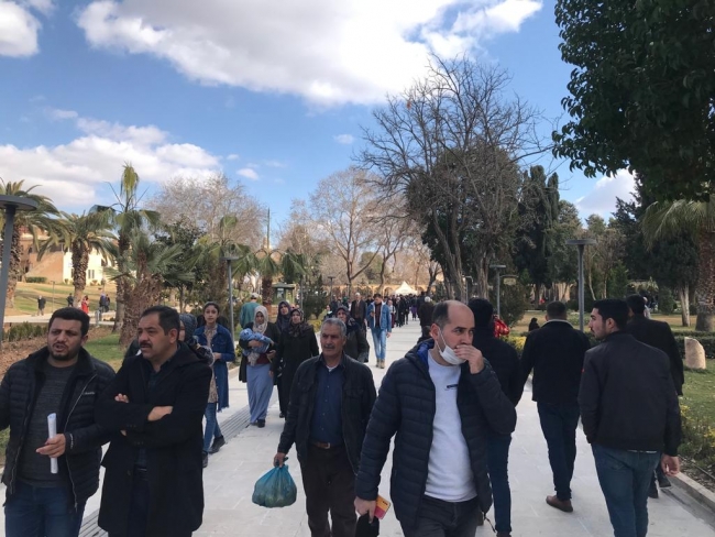 Balıklıgöl ziyaretçi akınına uğradı