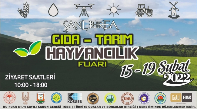 Şanlıurfa’da tarım fuarı kapılarını açıyor