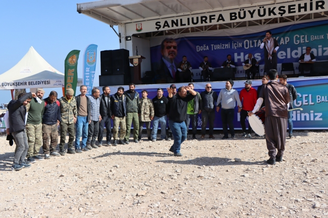  Urfa’da balık tutma yarışması düzenlendi