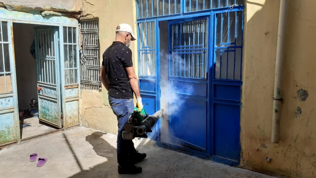 Siverek'te ilaçlama çalışmalarına devam ediyor
