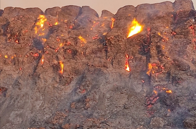 Şanlıurfa'da elektrik üretim tesisinde büyük yangın!