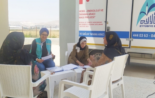 Eyyübiye Belediyesi kadın sağlığı için sahada