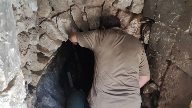 Urfa'da Çöken yolda Roma Dönemi'ne ait tünel ortaya çıktı