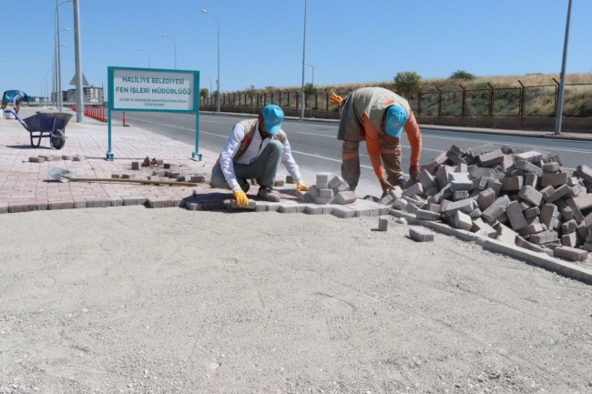 Haliliye'nin sokakları bakım ve onarım ile yenileniyor