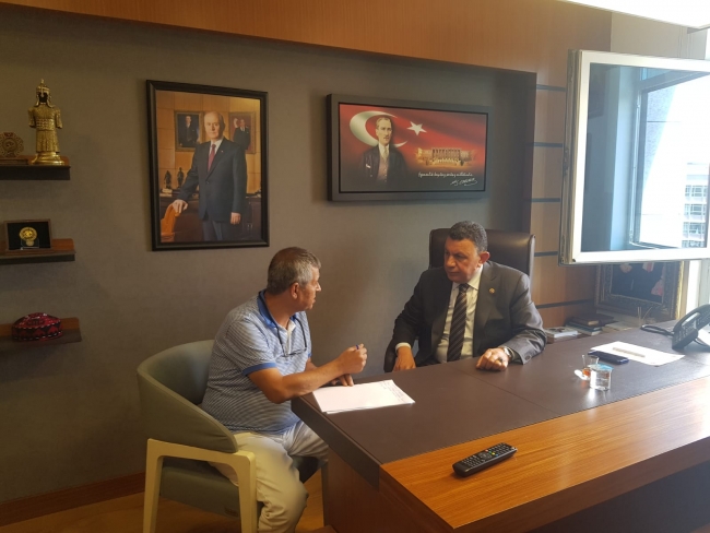 Urfa Haber Yazarı Karadeniz Mecliste önemli temaslarda bulundu