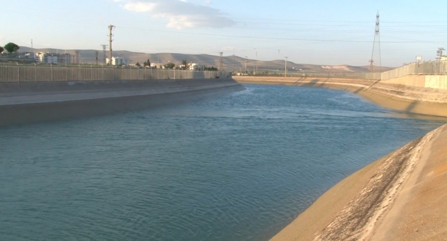 ŞANLIURFA'DA SULAMA KANALINA DÜŞEN KADINI YUNUS POLİSİ KURTARDI