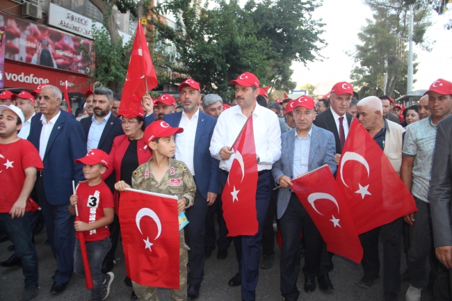 ŞANLIURFA'DA 15 TEMMUZ DEMOKRASİ VE MİLLİ BİRLİK GÜNÜ