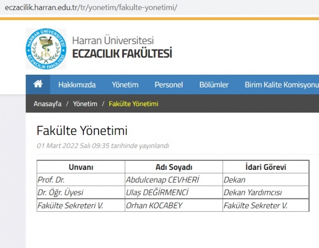 VEKİL TANAL: ''CEVHERİ'NİN KARDEŞİ ÖĞRENCİSİ OLMAYAN FAKÜLTE'DE DEKANLIK YAPIYOR!''