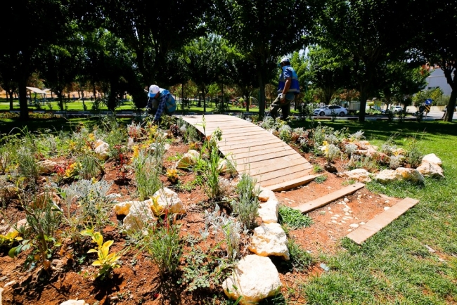 EYYÜBİYE PARKLARINDA PEYZAJ DÜZENLEMESİ