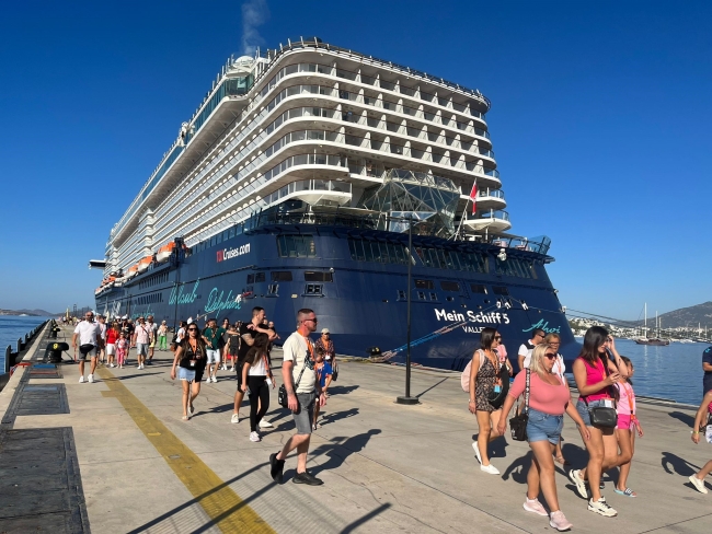 Dev gemi, yeniden Bodrum’da