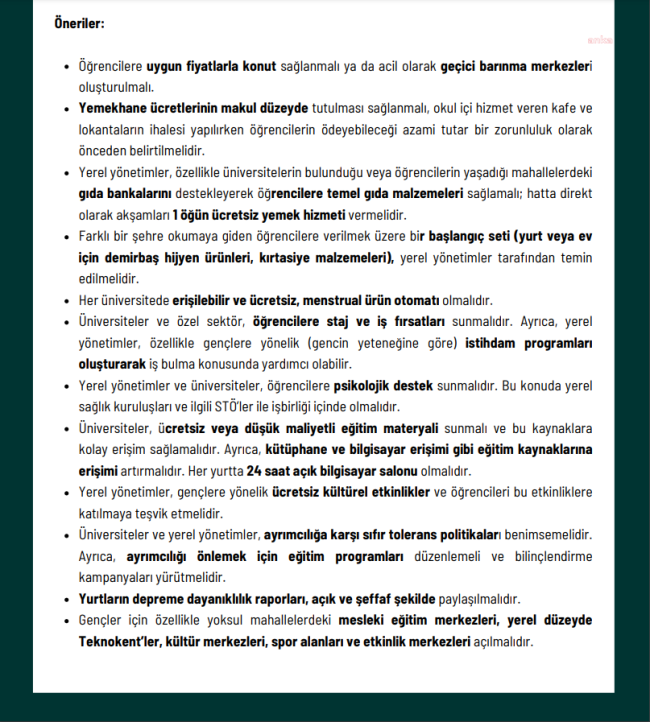 CHP’DEN GENÇ YOKSULLUĞU DOSYASI