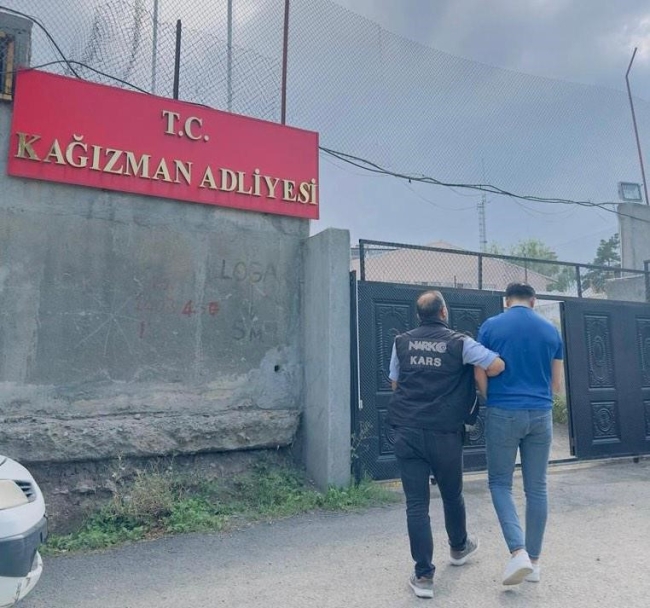 Kars’ta uyuşturucu ele geçirildi