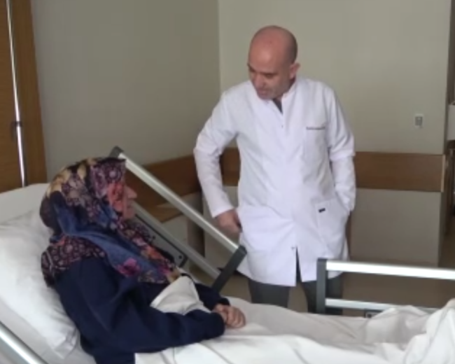 Tümör yemek borusunu tıkadı