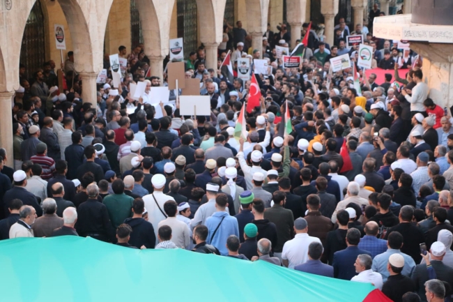 Şanlıurfa Filistin'e Destek Verdi