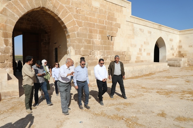 TARIM VE KÜLTÜR MERKEZİ HARRAN VALİ ŞILDAK'I AĞIRLADI