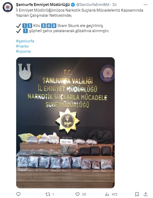 ŞANLIURFA'DA OPERASYON!