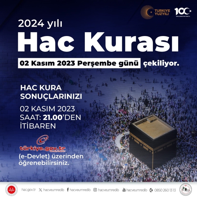 2024 HAC KURASI 2 KASIM’DA GERÇEKLEŞTİRİLECEK