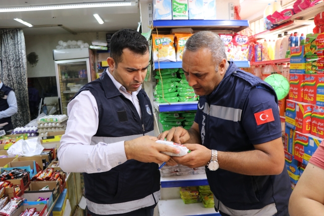HALİLİYE ZABITASINDAN OKUL ÇEVRESİNDEKİ MARKETLERE SIKI DENETİM