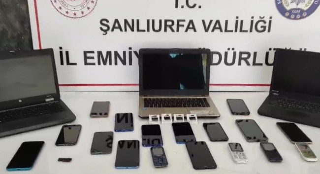 ŞANLIURFA’DA DOLANDIRICILIK OPERASYONUNDA 5 TUTUKLAMA