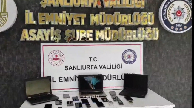 ŞANLIURFA’DA DOLANDIRICILIK OPERASYONUNDA 5 TUTUKLAMA