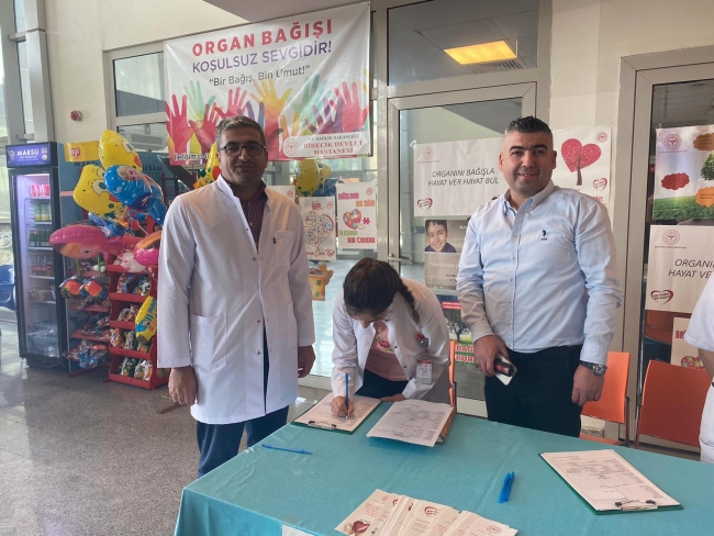 ORGAN VE DOKU BAĞIŞI HAFTASI" DOLAYISIYLA ORGAN BAĞIŞ STANDI KURULDU