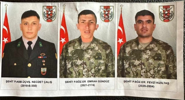 ŞEHİTLER, ŞIRNAK’TA DÜZENLENEN TÖRENLE MEMLEKETLERİNE UĞURLANDI
