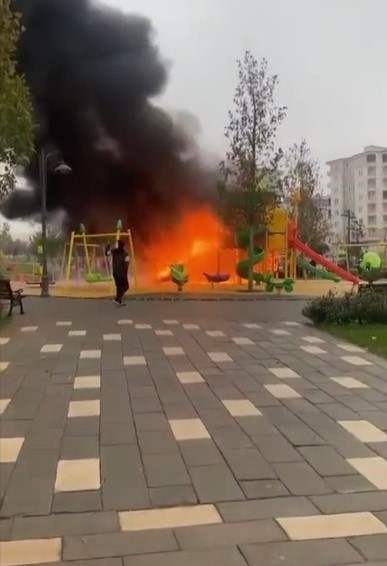 ÇOCUK PARKININ YAKILMASIYLA İLGİLİ 9 PKK/KCK ŞÜPHELİSİ YAKALANDI