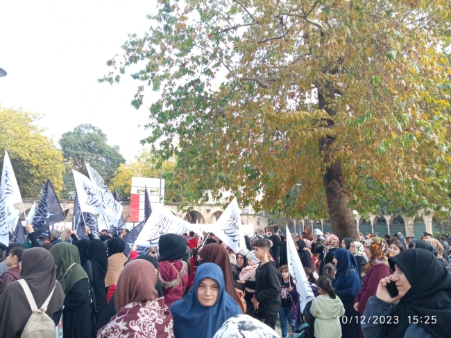KÖKLÜ DEĞİŞİMDEN GAZZE İÇİN DESTEK YÜRÜYÜŞÜ