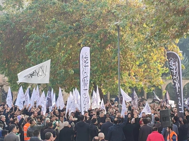 KÖKLÜ DEĞİŞİMDEN GAZZE İÇİN DESTEK YÜRÜYÜŞÜ