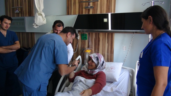 KALP ÇALIŞIRKEN 5 SANTİMLİK KESİ İLE BY-PASS AMELİYATI YAPILDI