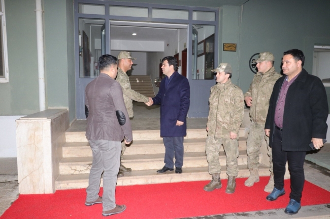 SINIR HATTINDA GÖREVLİ GÜVENLİK GÜÇLERİ UNUTULMADI