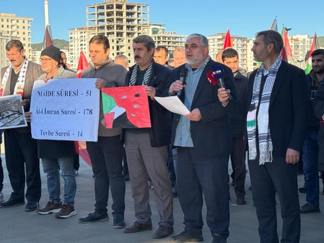 URFA’DA MİMAR VE MÜHENDİSLER GAZZE SOYKIRIMINA HAYIR DEDİ