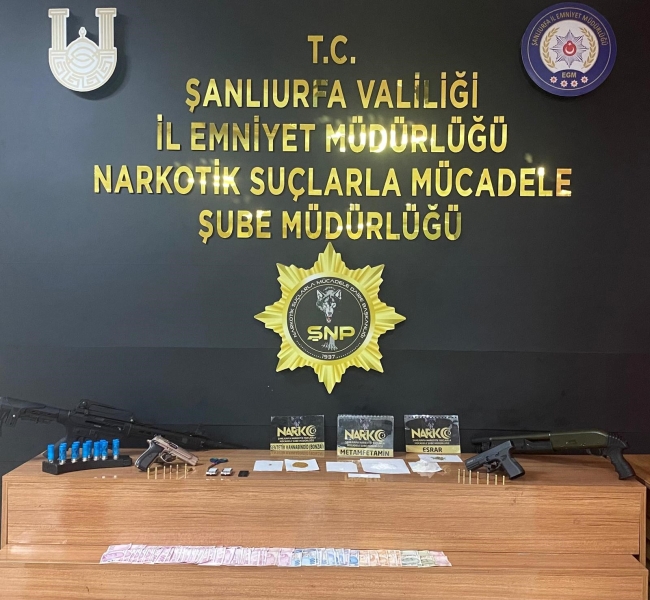 ŞANLIURFA'DA UYUŞTURUCU OPERASYONU: 6 TUTUKLAMA