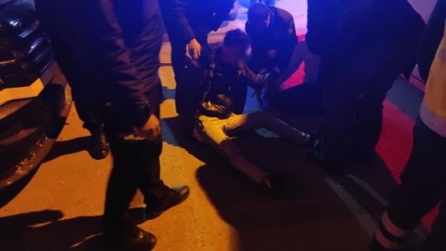 "DUR" İHTARINA UYMAYAN SİLAHLI ŞÜPHELİ, YARALI OLARAK YAKALANDI