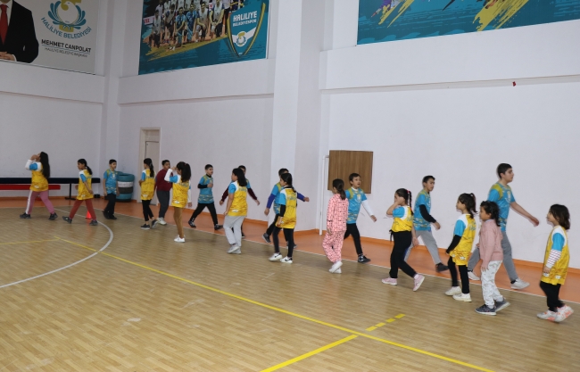 BAŞKAN CANPOLAT İLE HALİLİYE'DE SPORCU NESİL YETİŞİYOR