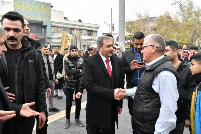 VALİ ŞILDAK, BU KEZ TARİHİ ÇARŞILAR BÖLGESİNDE