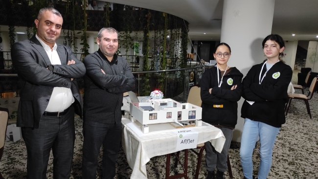 ÖĞRENCİLERDEN DEPREM VE SELE KARŞI ÖRNEK PROJE