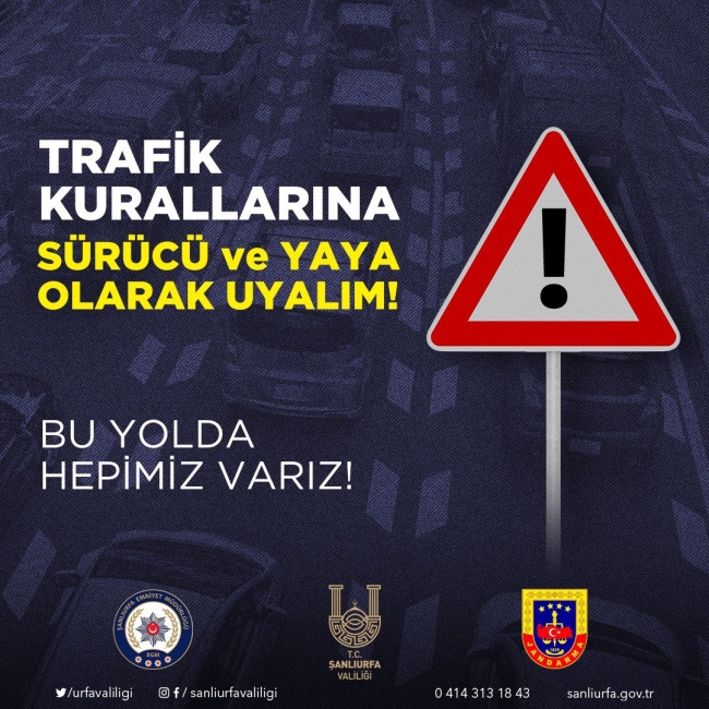 VALİ ŞILDAK: “TRAFİKTE KURALLAR, HAYAT KURTARIR”