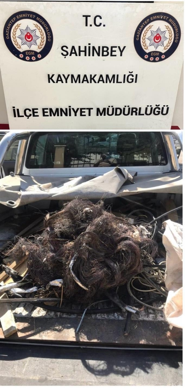 70 ayrı kablo hırsızlığı şüphelisi 2 kişi yakalandı