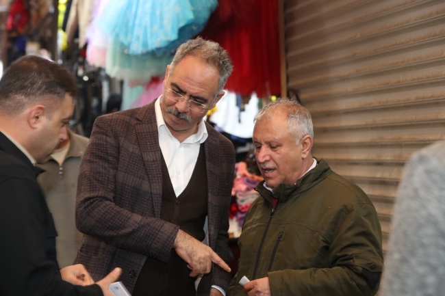 MEHMET KUŞ VE MECLİS ÜYELERİ ESNAFLA BULUŞTU